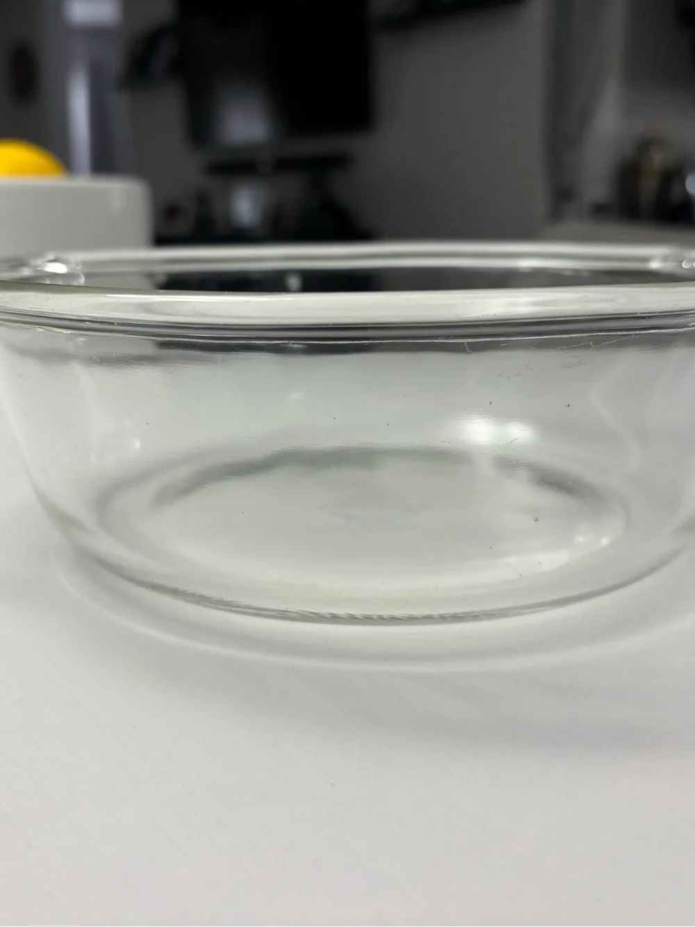 Vintage Fire-King Clear Glass 1.5 QT Round Casserole Dish (No Lid)